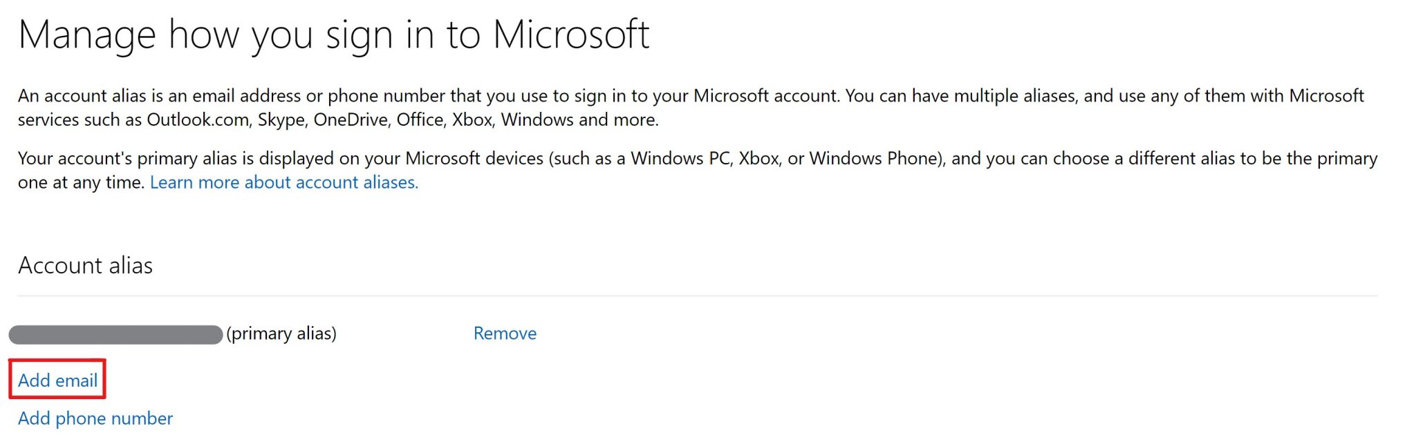 Create New Outlook Email Address