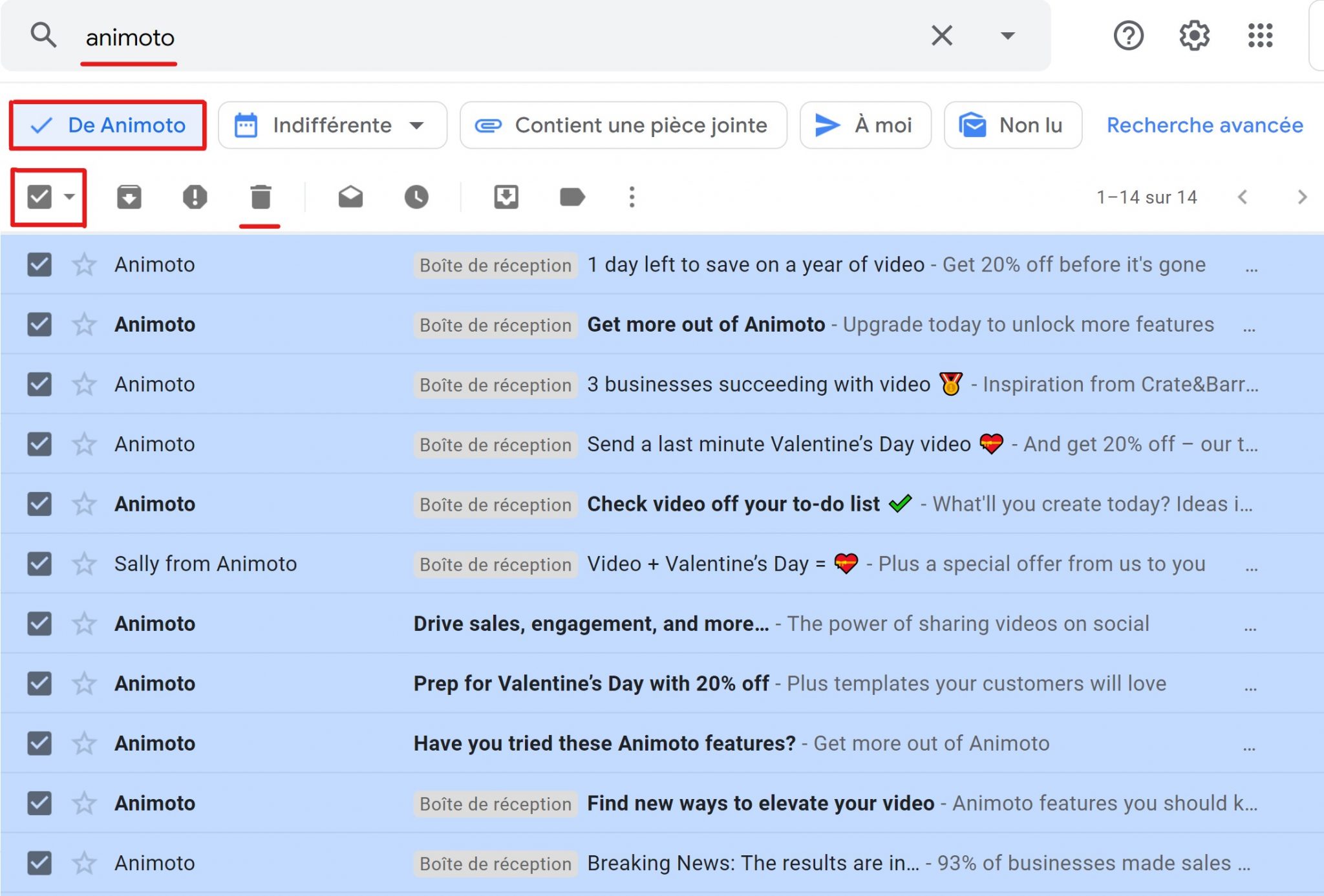 comment réinitialiser ma boite gmail