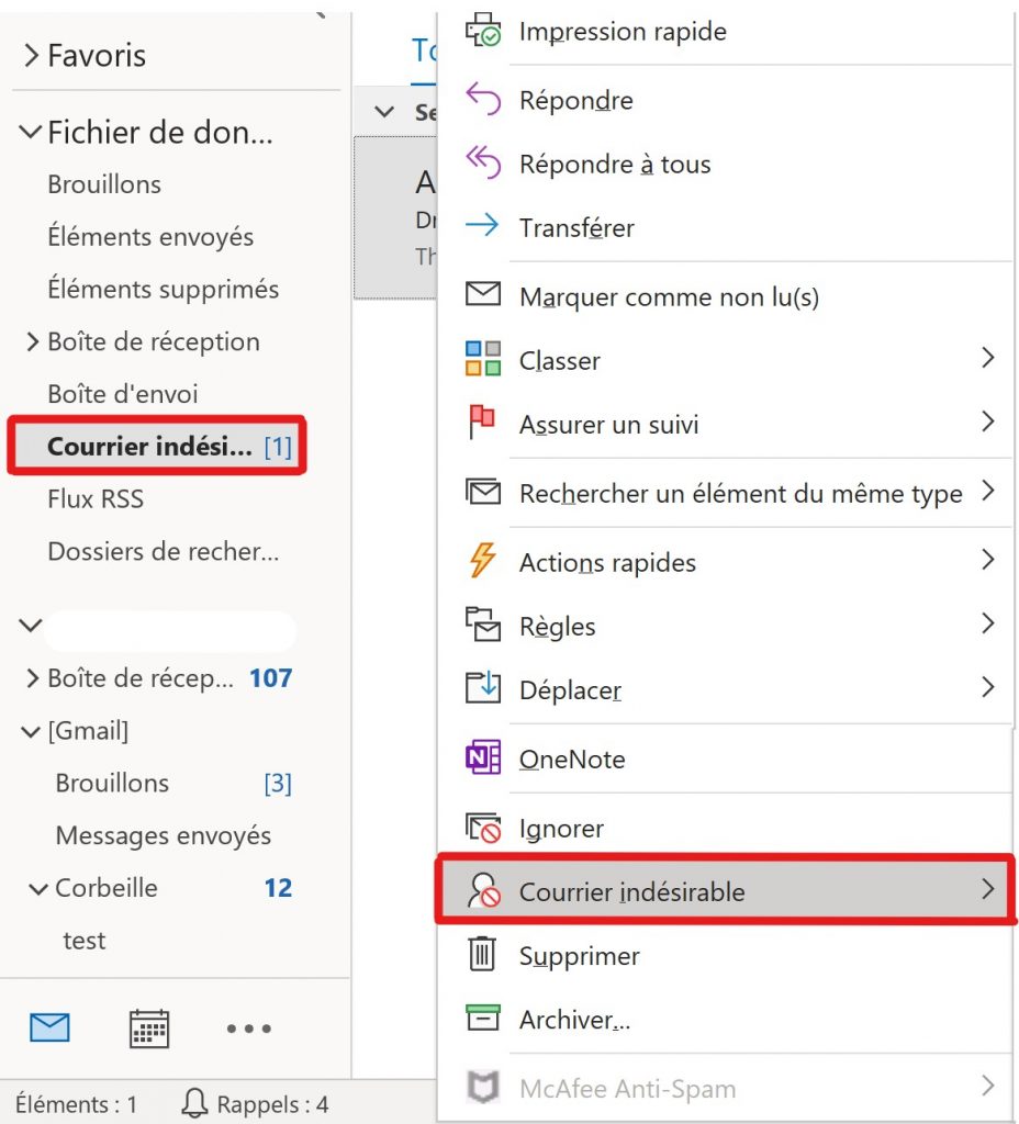 Ne plus recevoir de spams sur sa boîte mail Hotmail Cleanfox