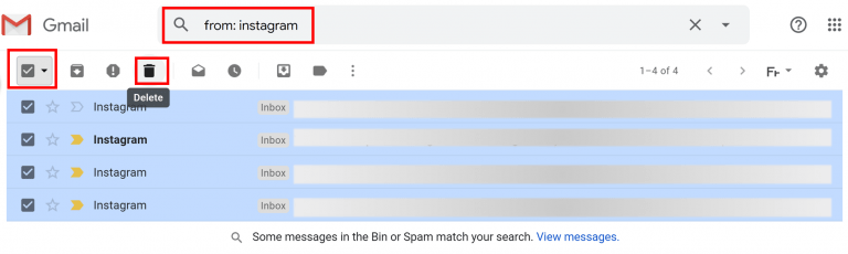 comment effacer tous ses mails yahoo