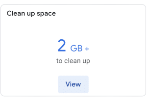 view storage google one