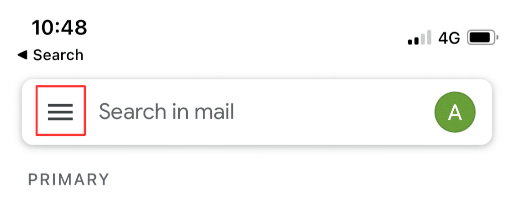 search bar gmail