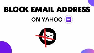 block email on Yahoo