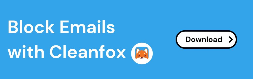 block emails with cleanfox