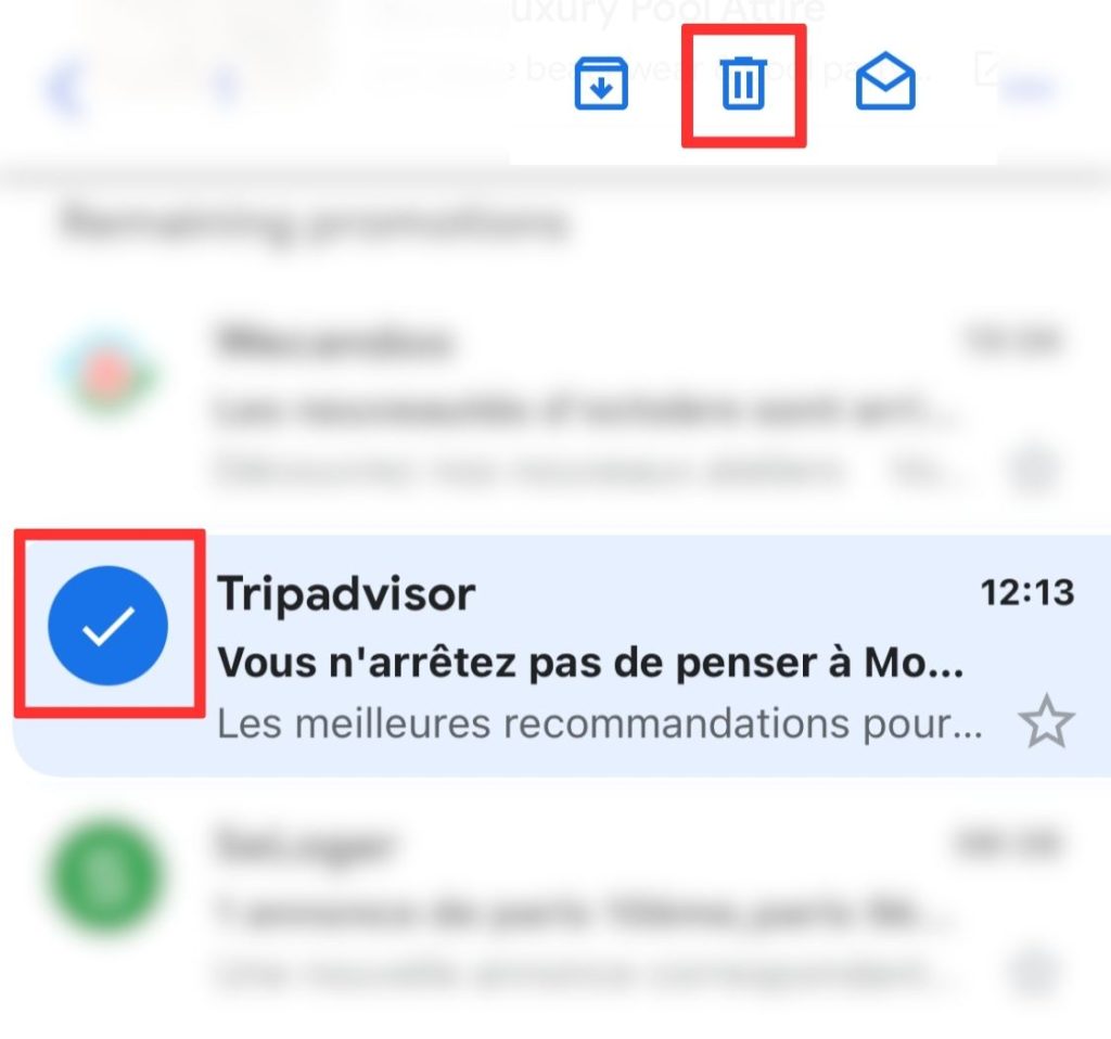 delete promotions in gmail