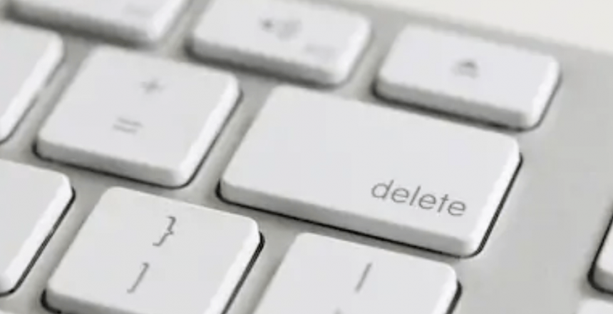 Delete mails in a single click